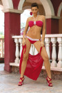 Maudymosi kostiumėlis Emily M-217-140 Sporting Red - Dviejų dalių maud