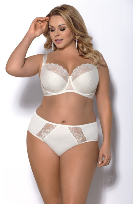 Liemenėlė Blanca K357 Ecru Ecru - Plus Size