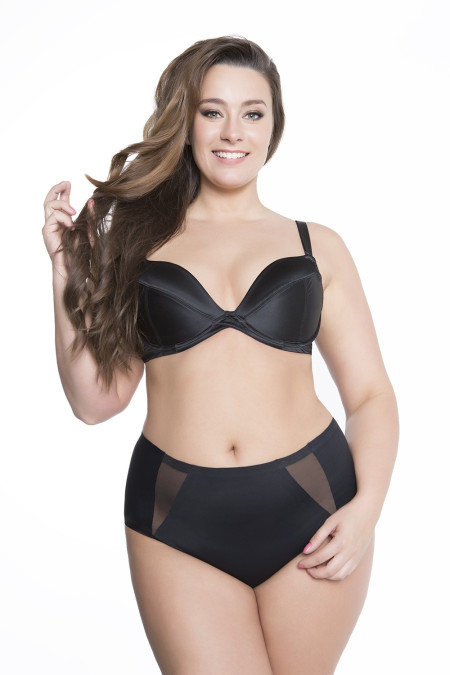 Kelnaitės Pearl Juoda Juoda - Plus Size
