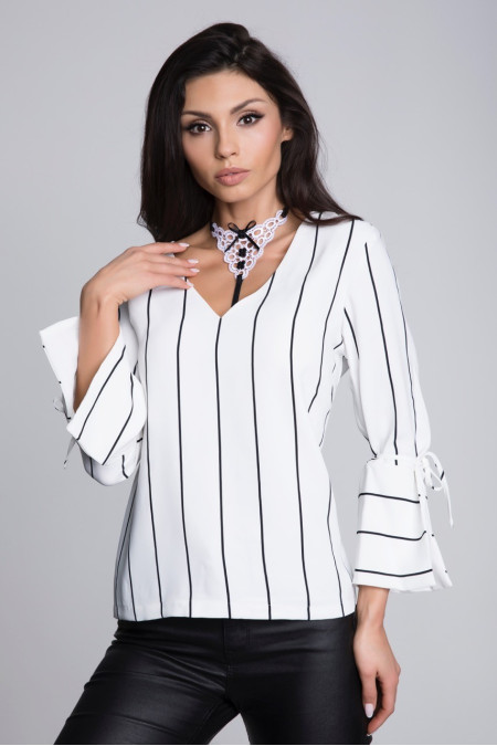Deko apykaklė Lady Boss Collet White Balta - Aksesuarai