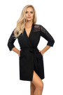 Chalatas Ivana Black Juoda - Lengvi