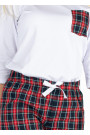 Pižama Vicky White-Red - Pižamos moterims